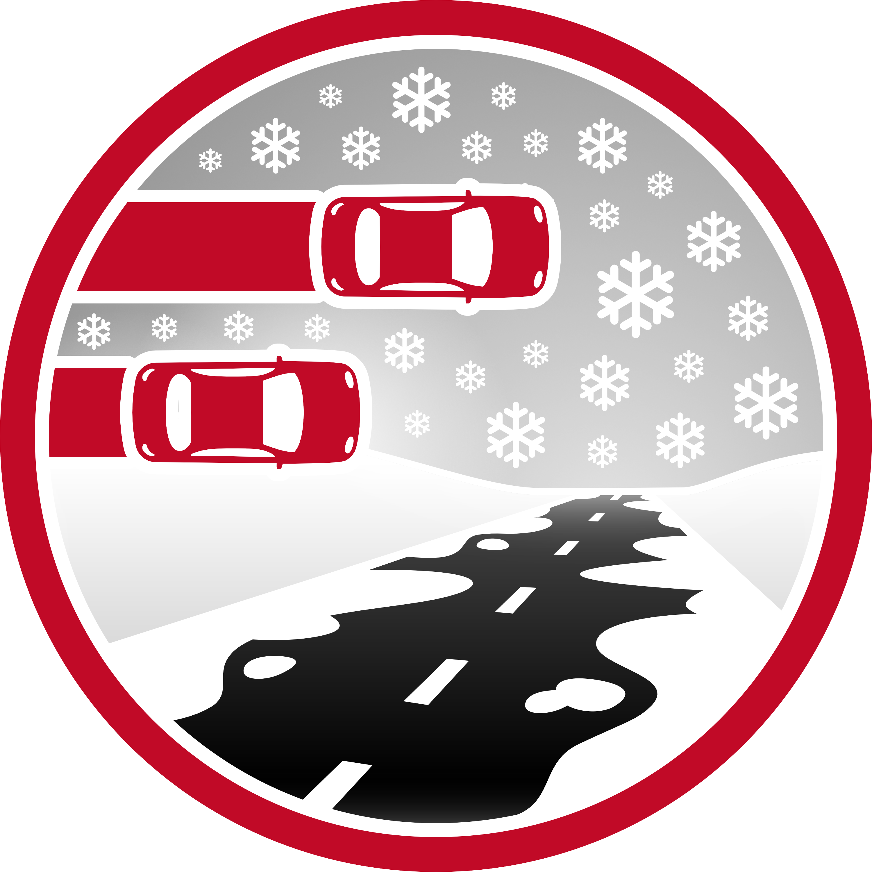 General Tire Braking Snow Icon