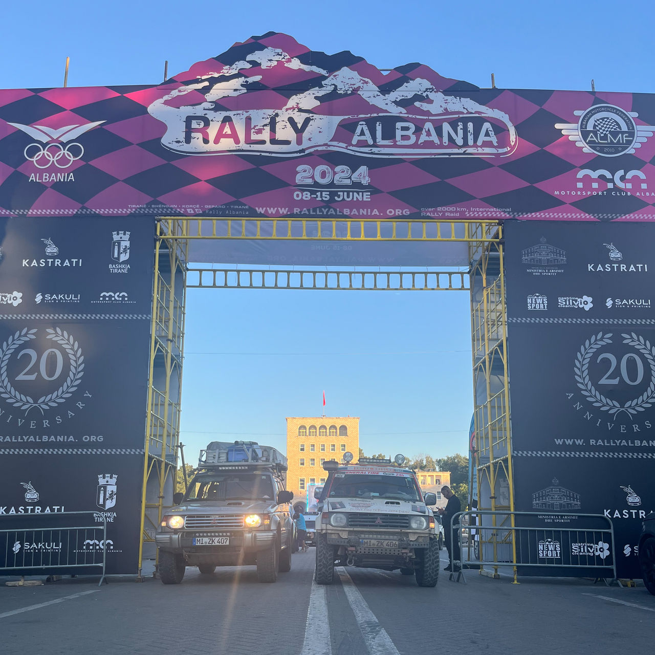 Unterwegs bei der Rallye Albanien 2024